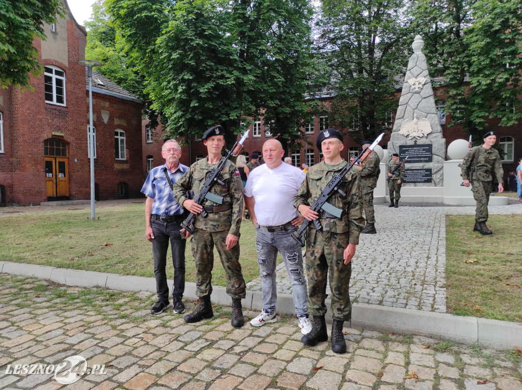 Przysięga wojskowa w Lesznie