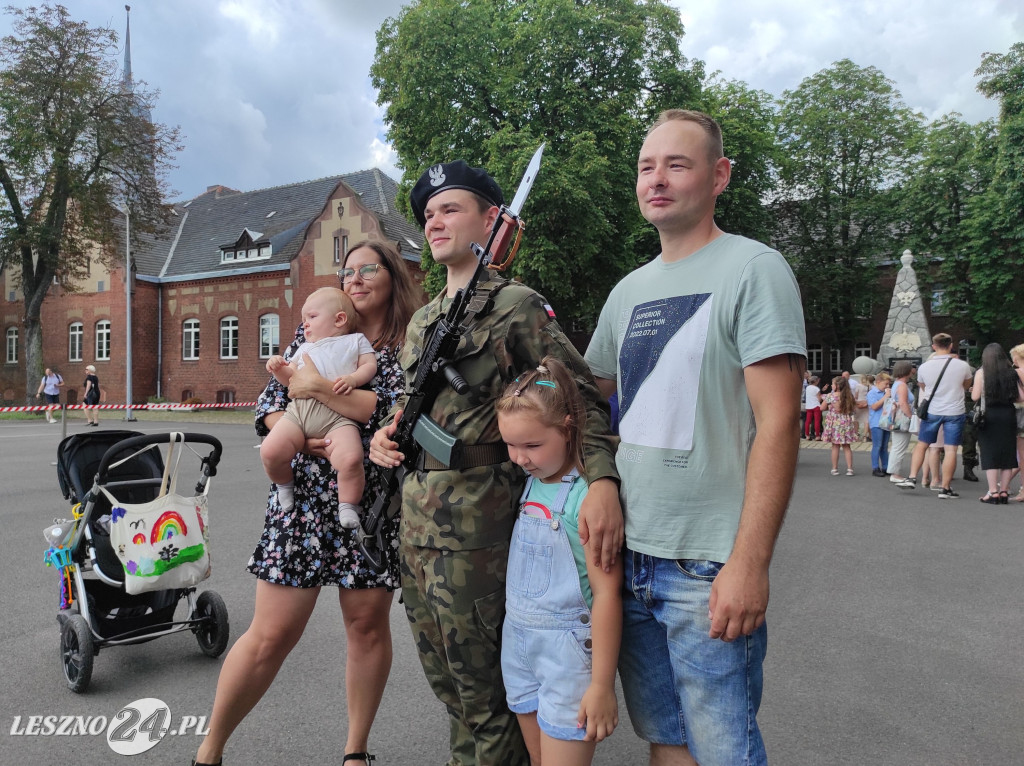 Przysięga wojskowa w Lesznie
