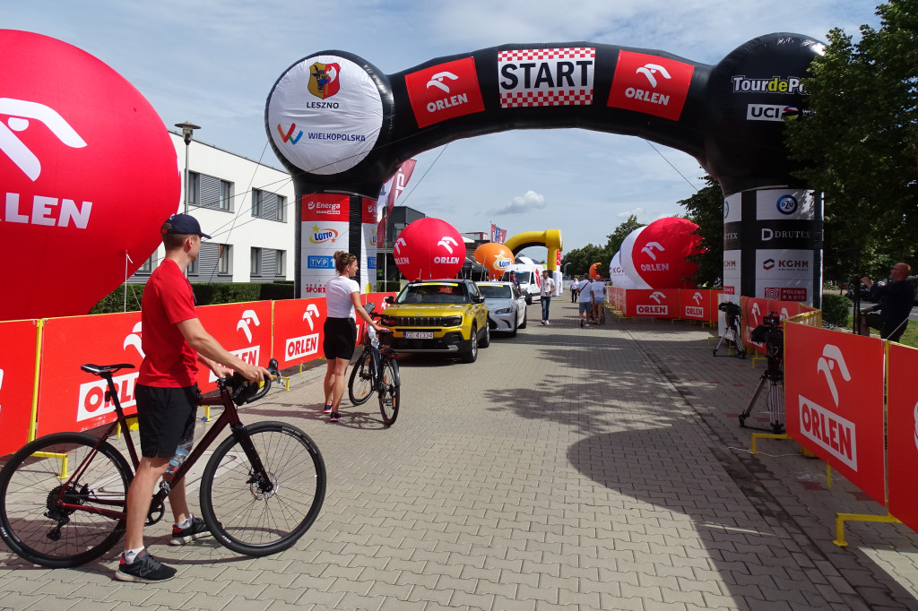 Leszno, przygotowania do startu Tour de Pologne