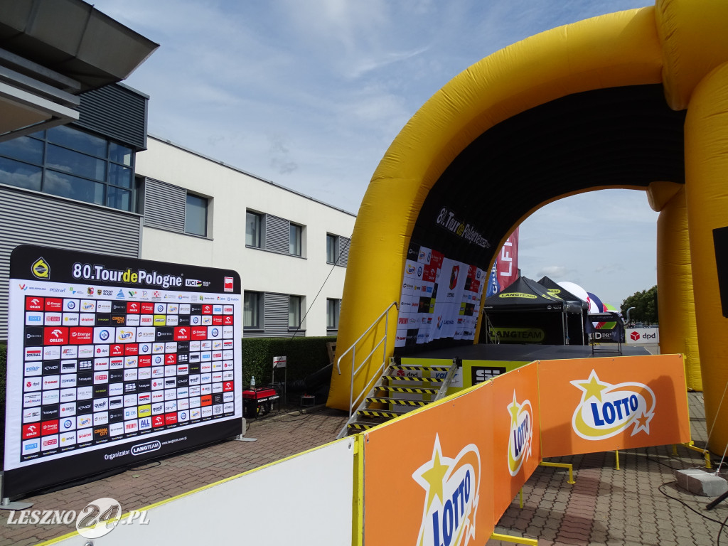Leszno, przygotowania do startu Tour de Pologne