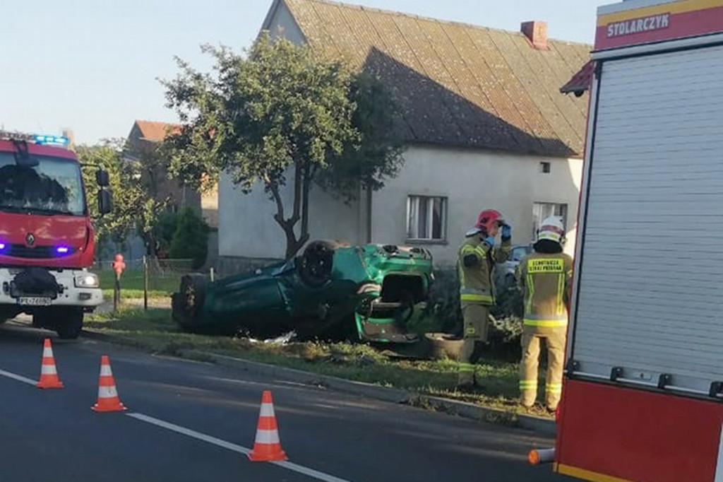 Trzy auta zderzyły się w Jezierzycach