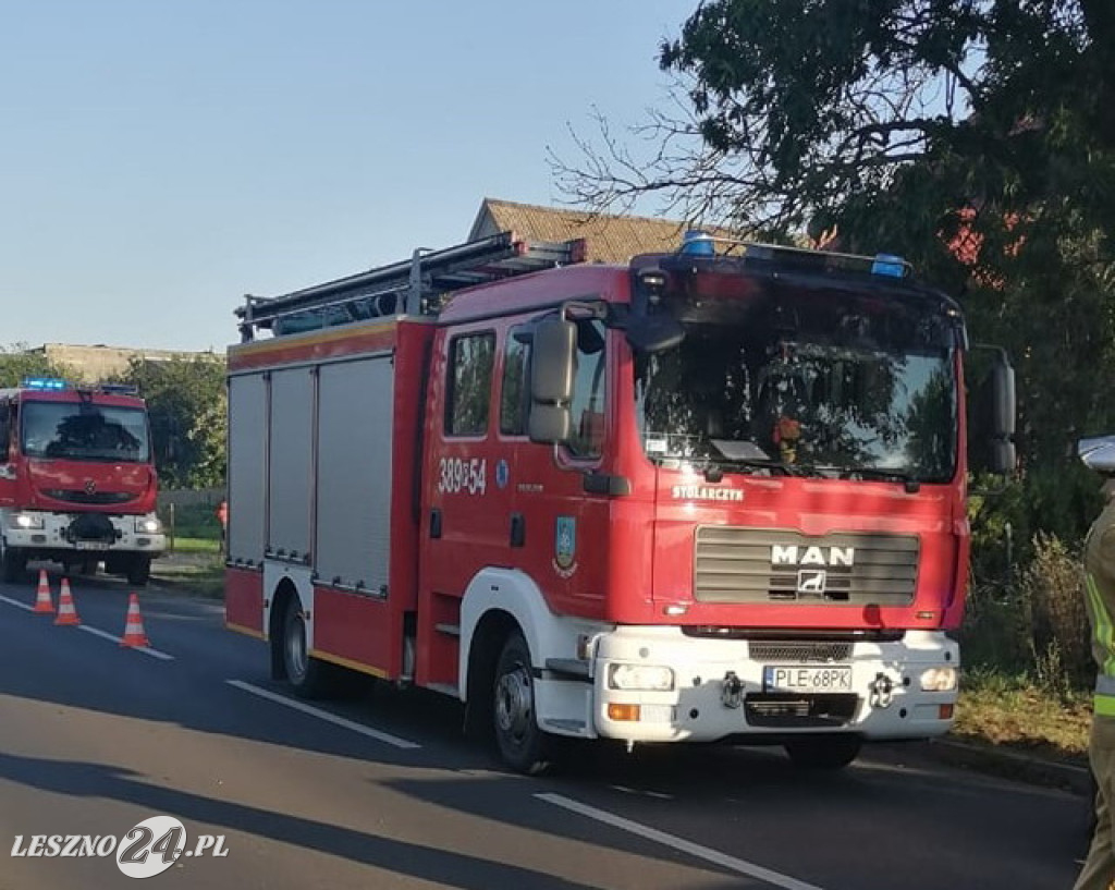 Trzy auta zderzyły się w Jezierzycach