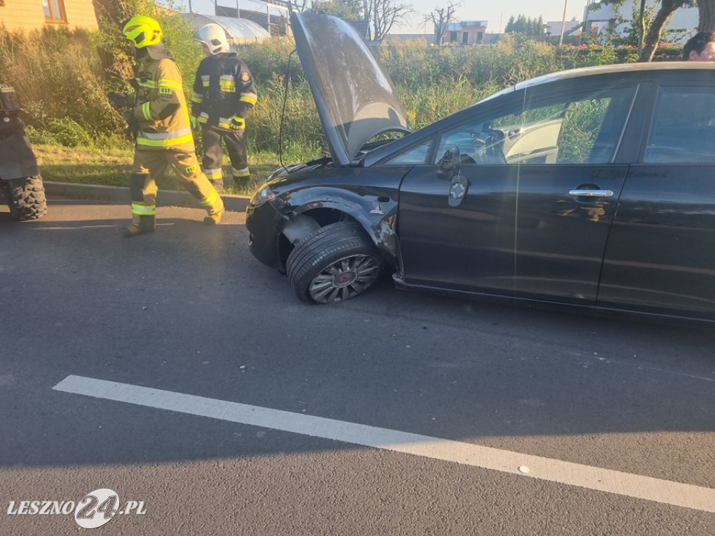 Trzy auta zderzyły się w Jezierzycach