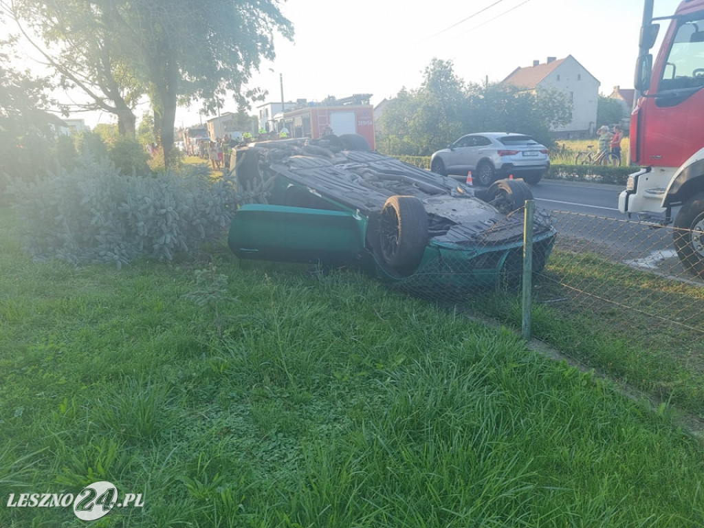 Trzy auta zderzyły się w Jezierzycach