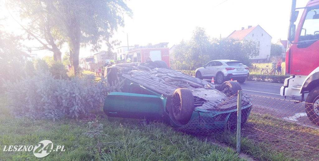 Trzy auta zderzyły się w Jezierzycach