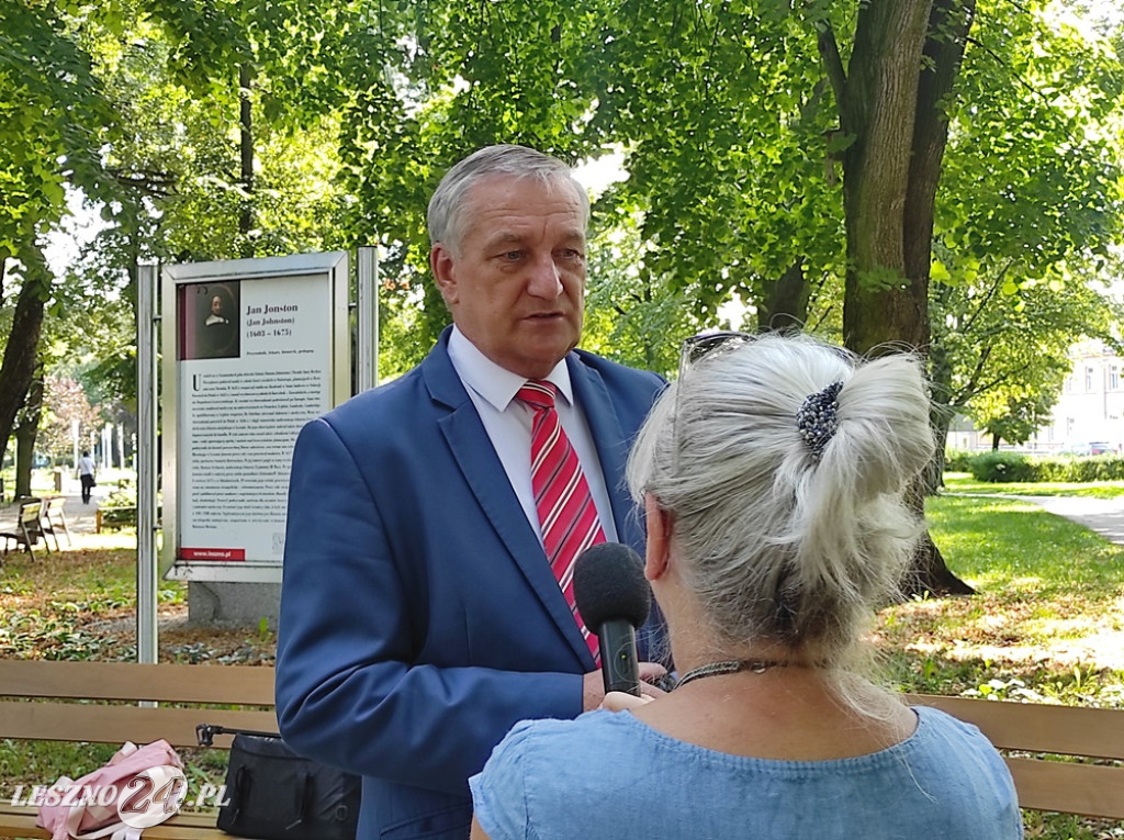 Konferencja prasowa Lewicy w Lesznie