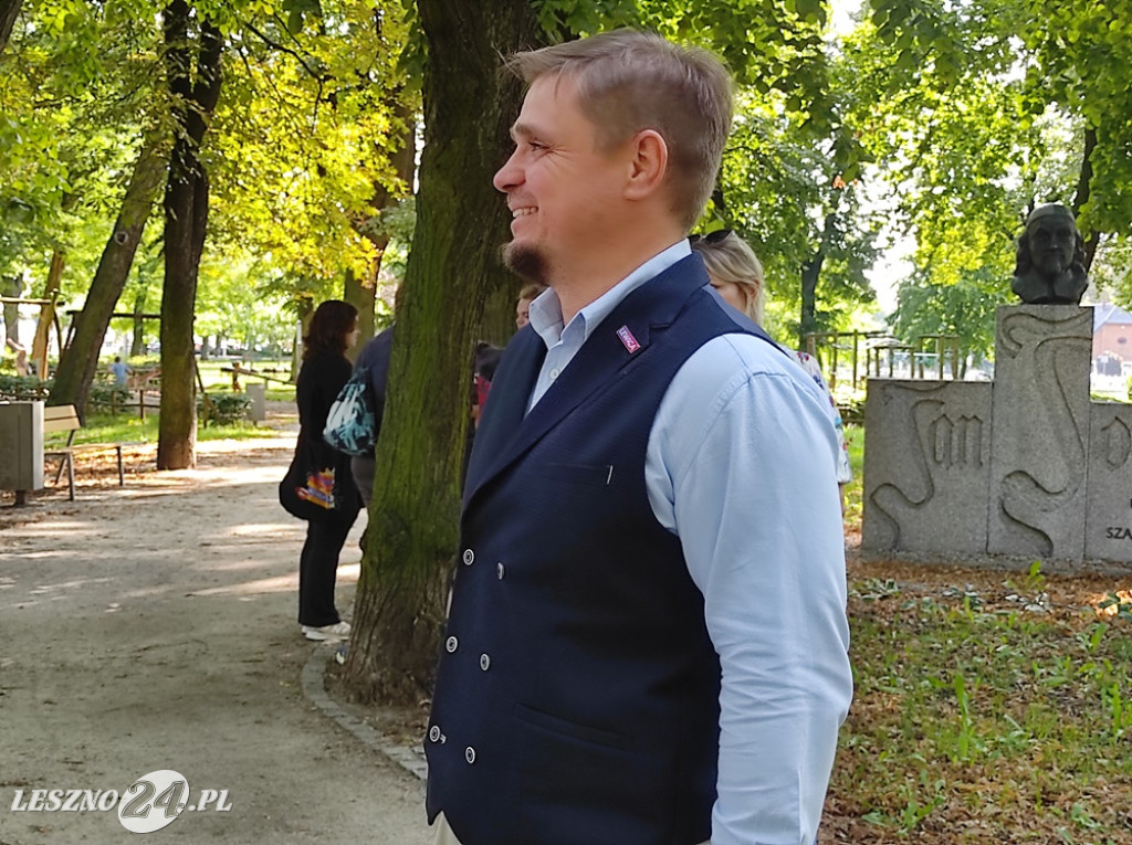 Konferencja prasowa Lewicy w Lesznie