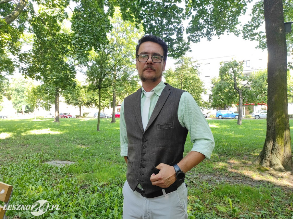 Konferencja prasowa Lewicy w Lesznie