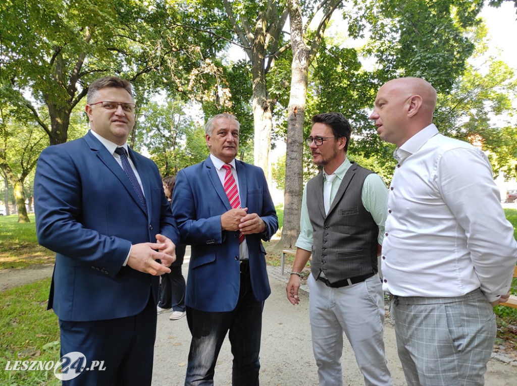 Konferencja prasowa Lewicy w Lesznie