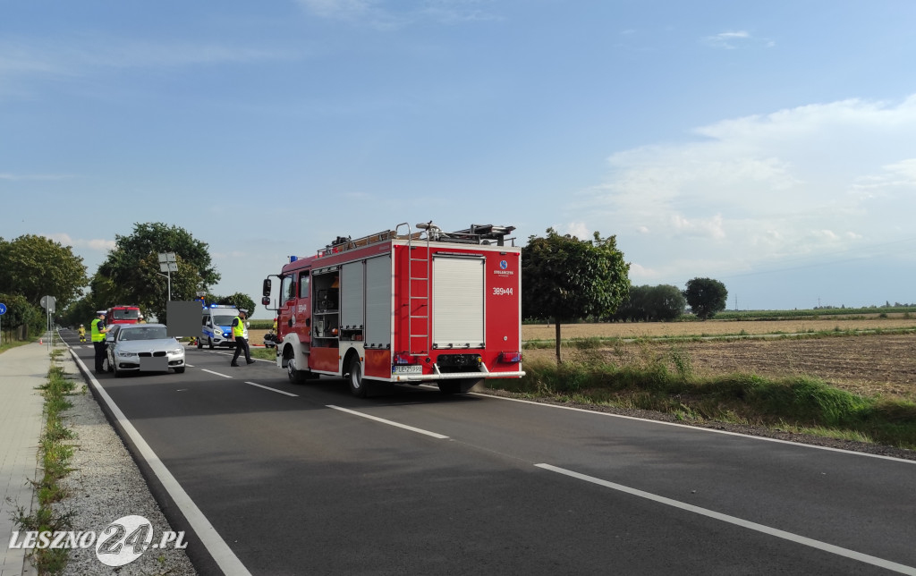 Zdarzenie drogowe w Wilkowicach