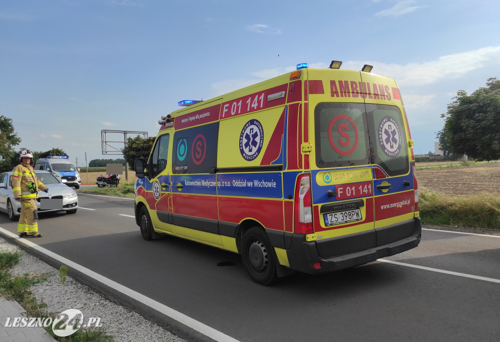 Zdarzenie drogowe w Wilkowicach