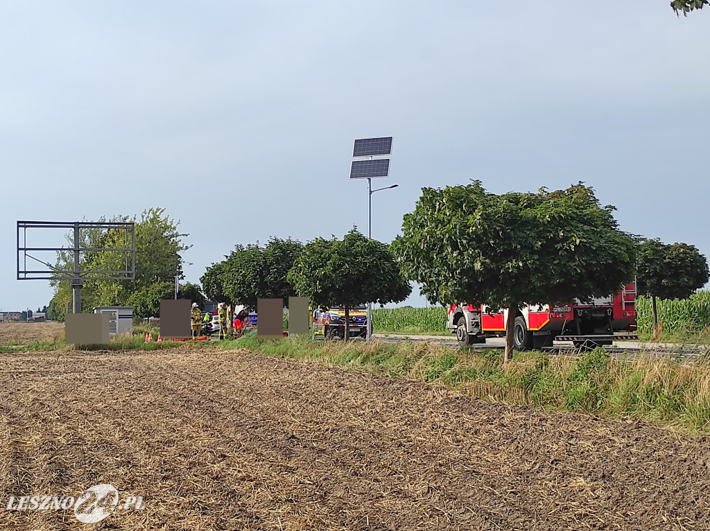 Zdarzenie drogowe w Wilkowicach