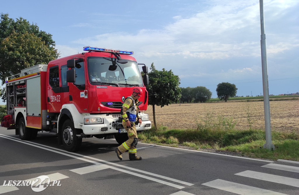Zdarzenie drogowe w Wilkowicach