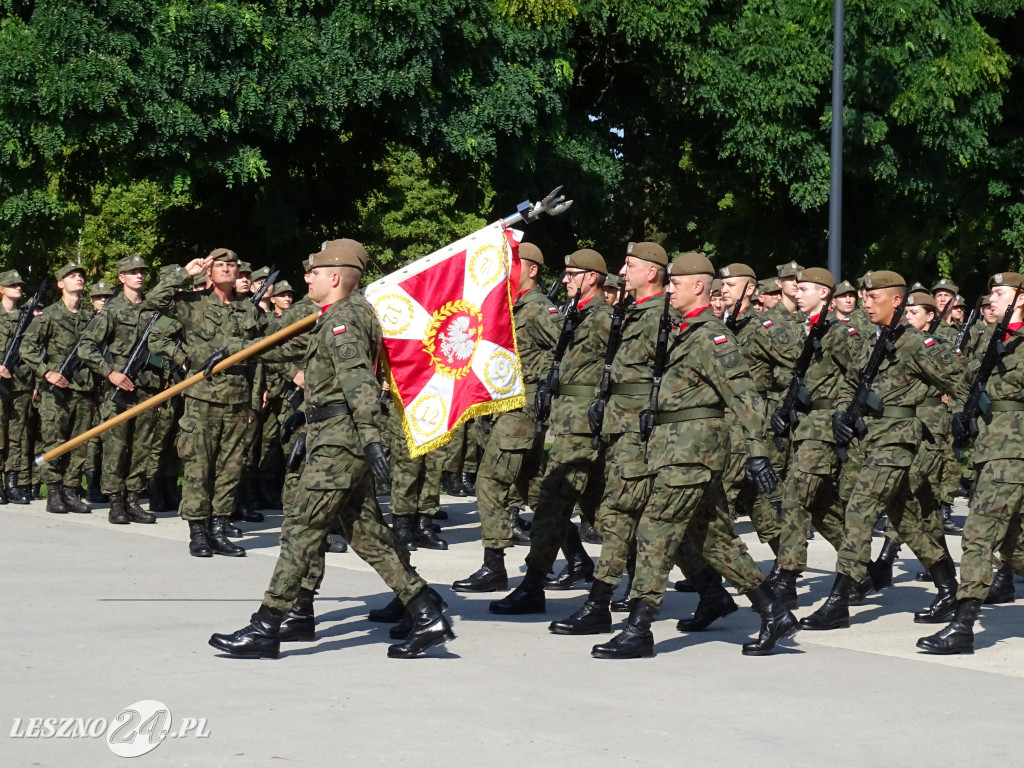 Przysięga WOT w Lesznie i pokaz wojskowy