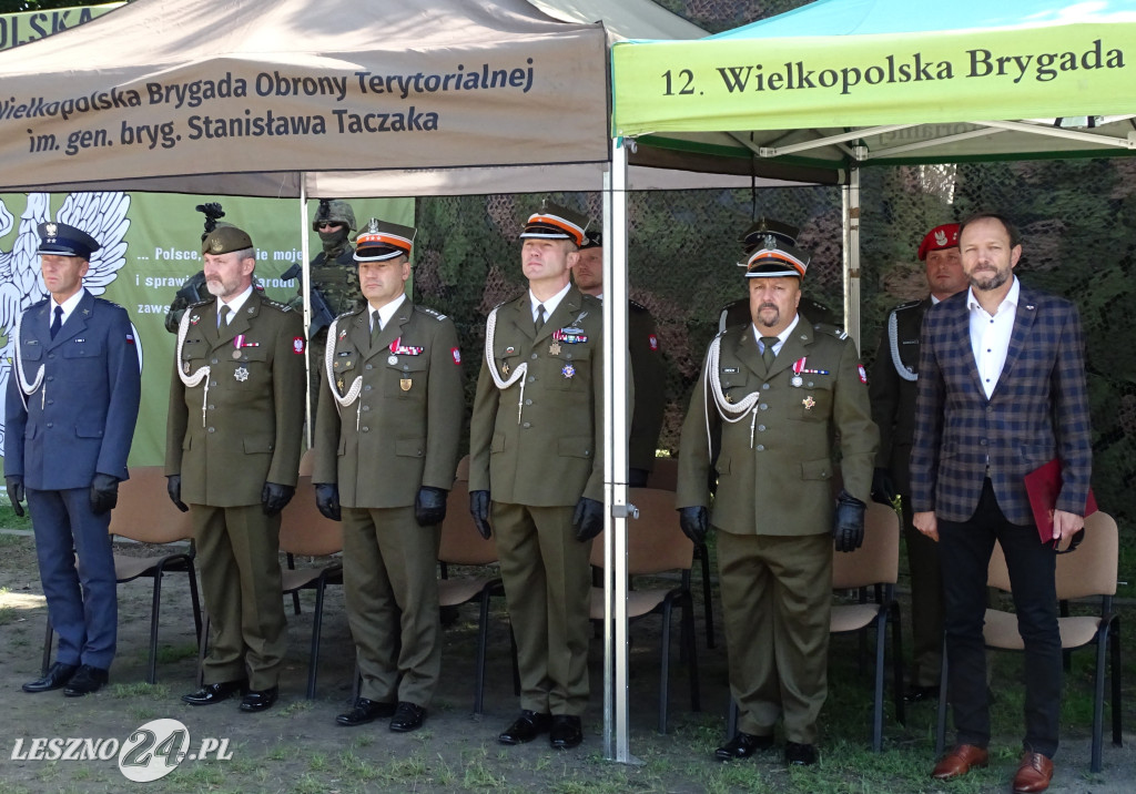 Przysięga WOT w Lesznie i pokaz wojskowy