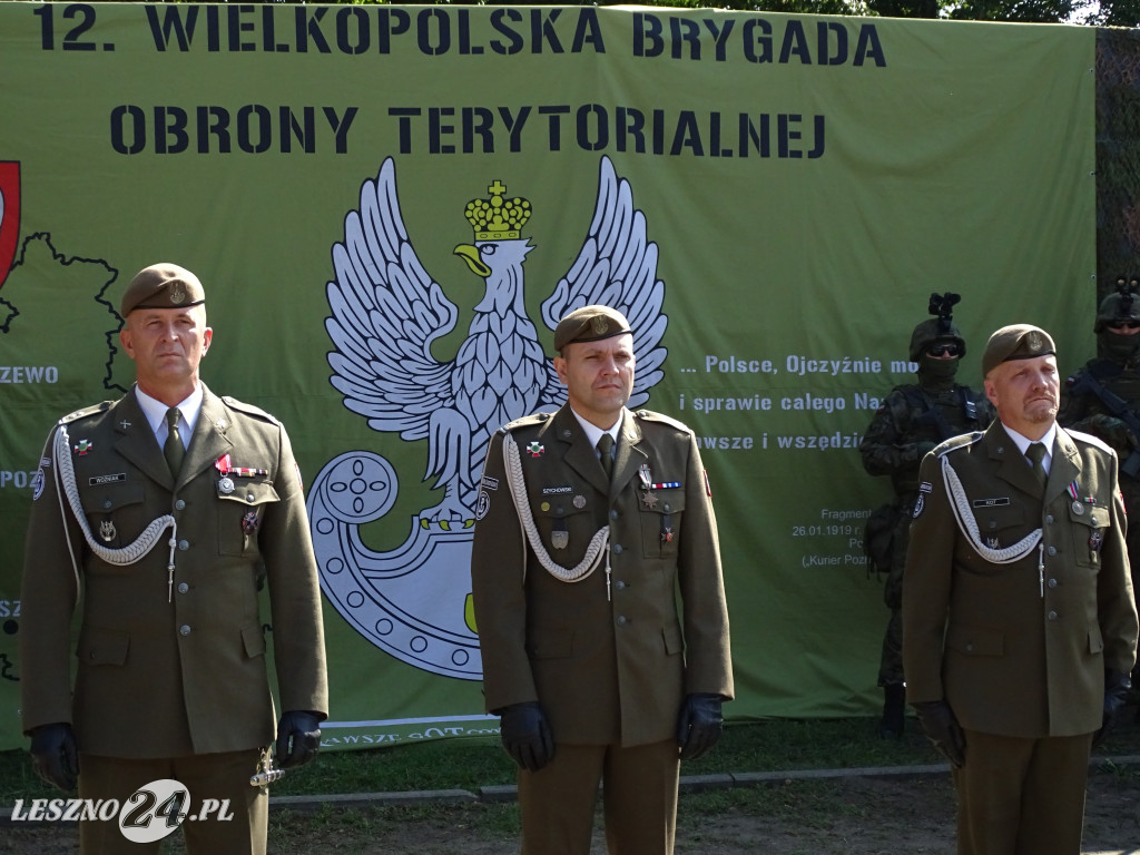 Przysięga WOT w Lesznie i pokaz wojskowy