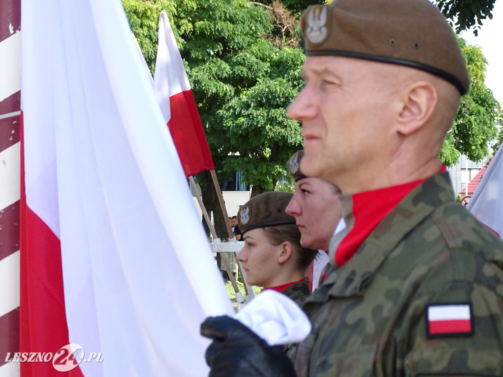 Przysięga WOT w Lesznie i pokaz wojskowy