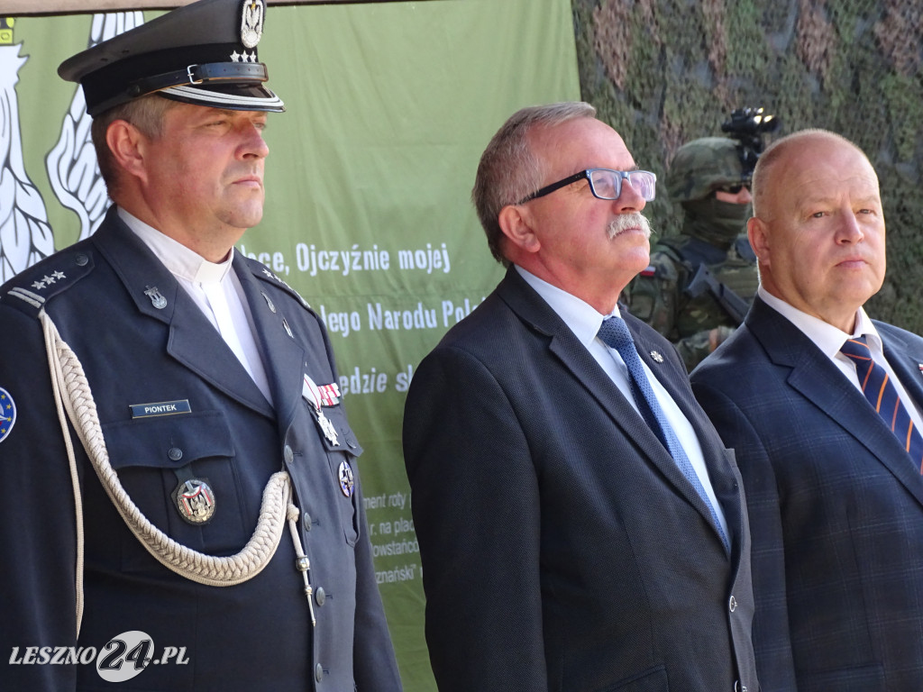 Przysięga WOT w Lesznie i pokaz wojskowy