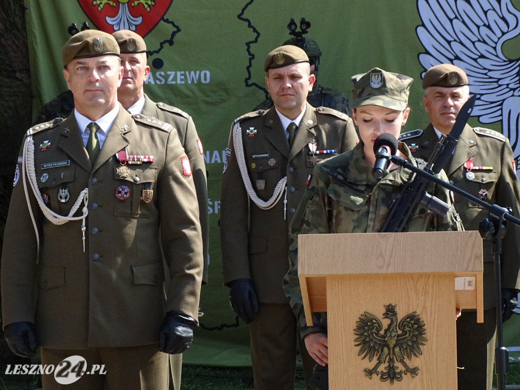 Przysięga WOT w Lesznie i pokaz wojskowy