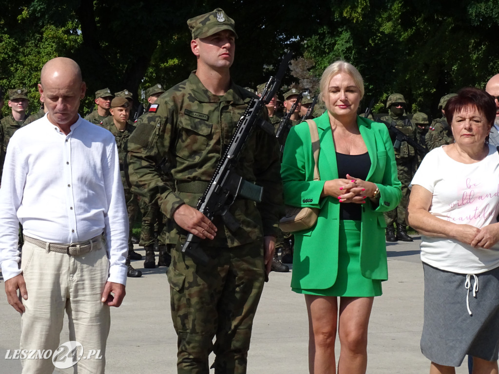 Przysięga WOT w Lesznie i pokaz wojskowy