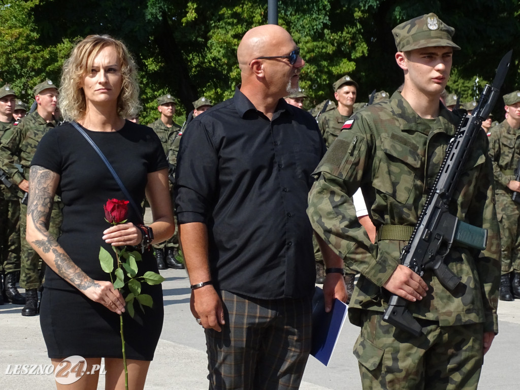 Przysięga WOT w Lesznie i pokaz wojskowy