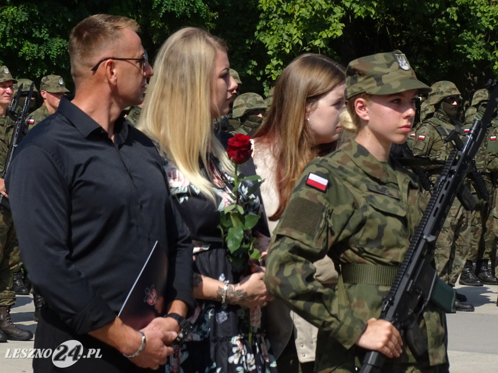 Przysięga WOT w Lesznie i pokaz wojskowy