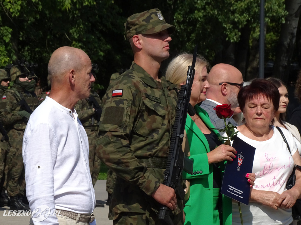 Przysięga WOT w Lesznie i pokaz wojskowy