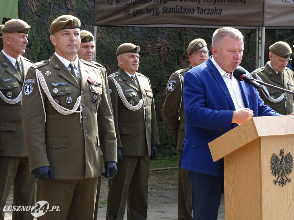 Przysięga WOT w Lesznie i pokaz wojskowy