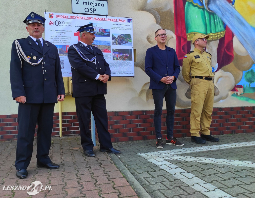 Ślubowanie w OSP Leszno-Gronowo