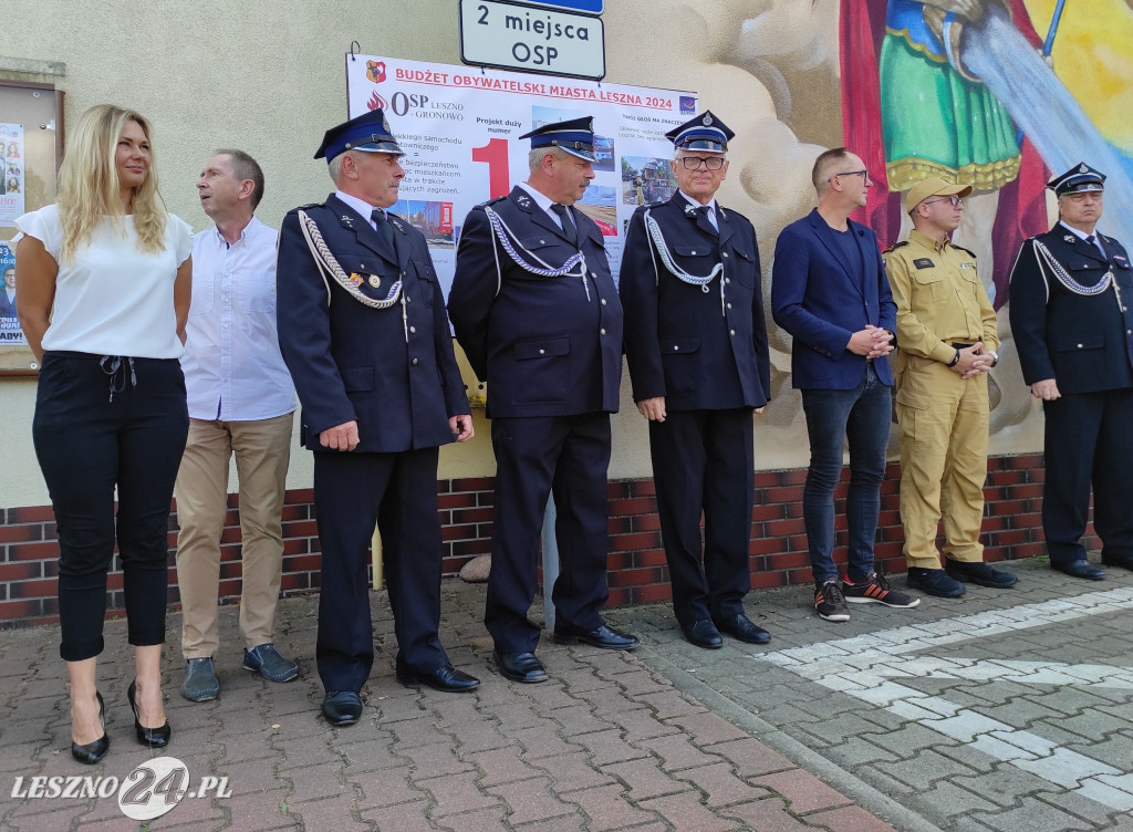 Ślubowanie w OSP Leszno-Gronowo