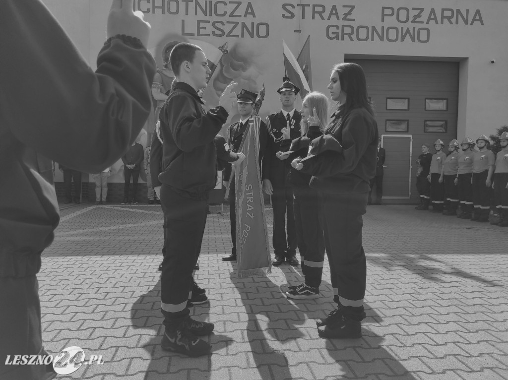 Ślubowanie w OSP Leszno-Gronowo