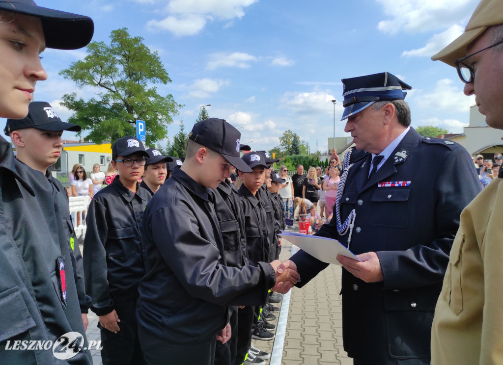 Ślubowanie w OSP Leszno-Gronowo