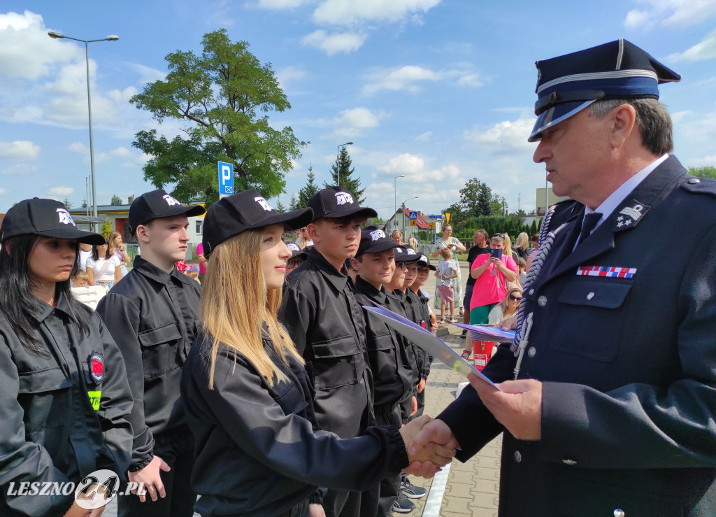 Ślubowanie w OSP Leszno-Gronowo