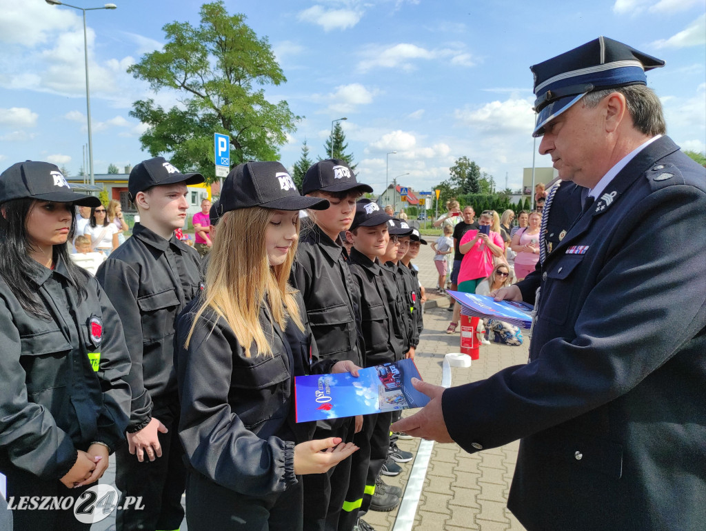 Ślubowanie w OSP Leszno-Gronowo
