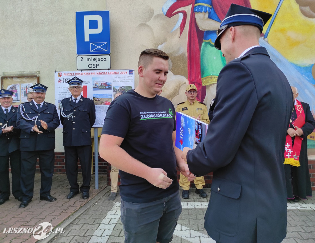 Ślubowanie w OSP Leszno-Gronowo