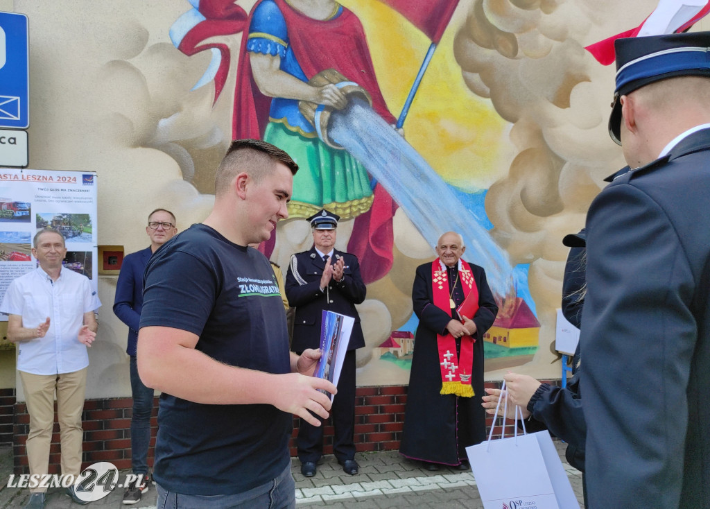 Ślubowanie w OSP Leszno-Gronowo
