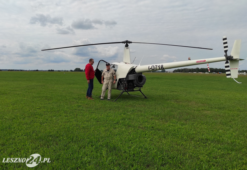 Pierwsza poczta helikopterowa w Lesznie