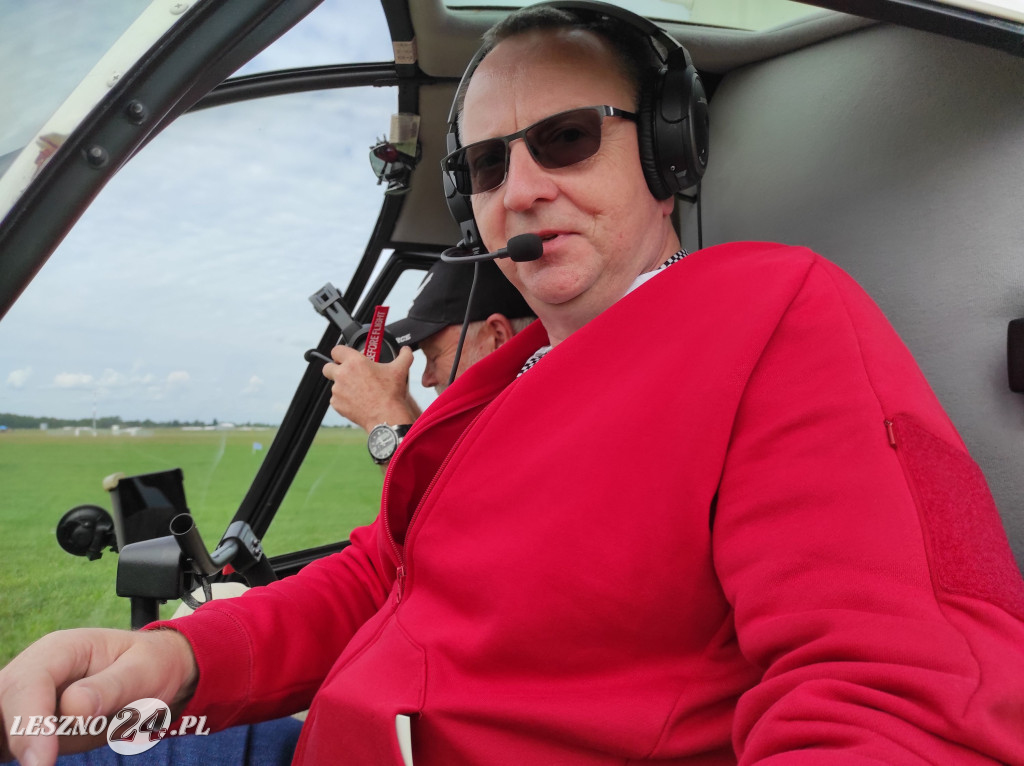 Pierwsza poczta helikopterowa w Lesznie