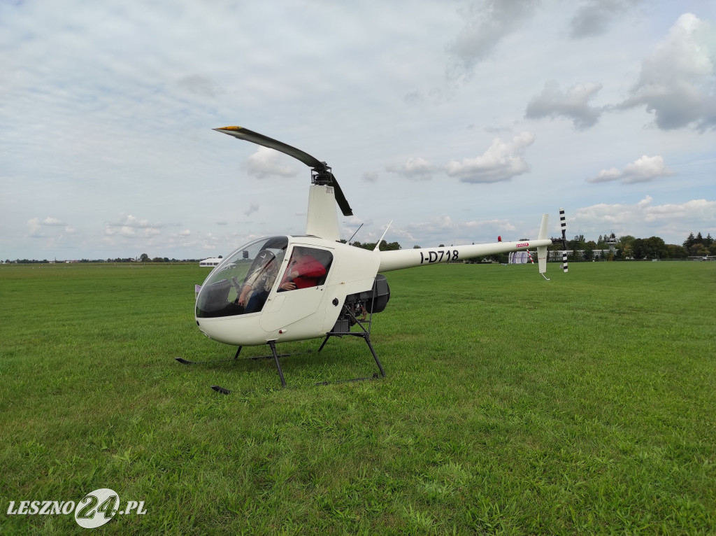 Pierwsza poczta helikopterowa w Lesznie