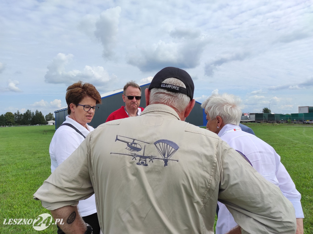 Pierwsza poczta helikopterowa w Lesznie