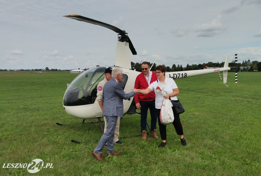 Pierwsza poczta helikopterowa w Lesznie
