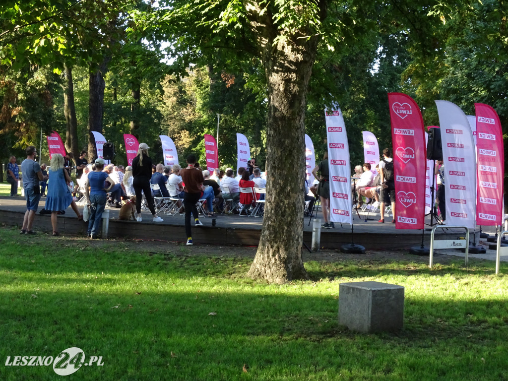 Włodzimierz Czarzasty w Lesznie
