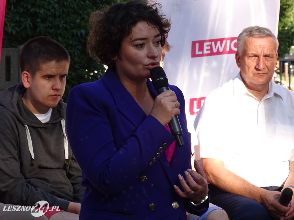 Włodzimierz Czarzasty w Lesznie