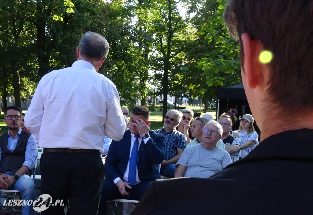 Włodzimierz Czarzasty w Lesznie