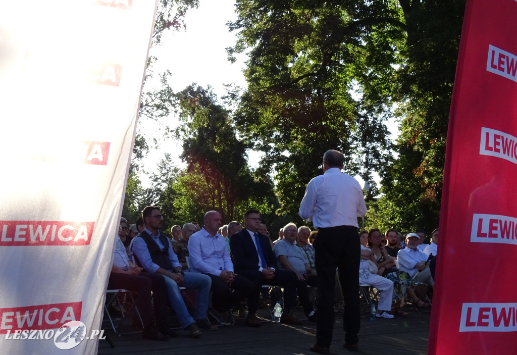 Włodzimierz Czarzasty w Lesznie