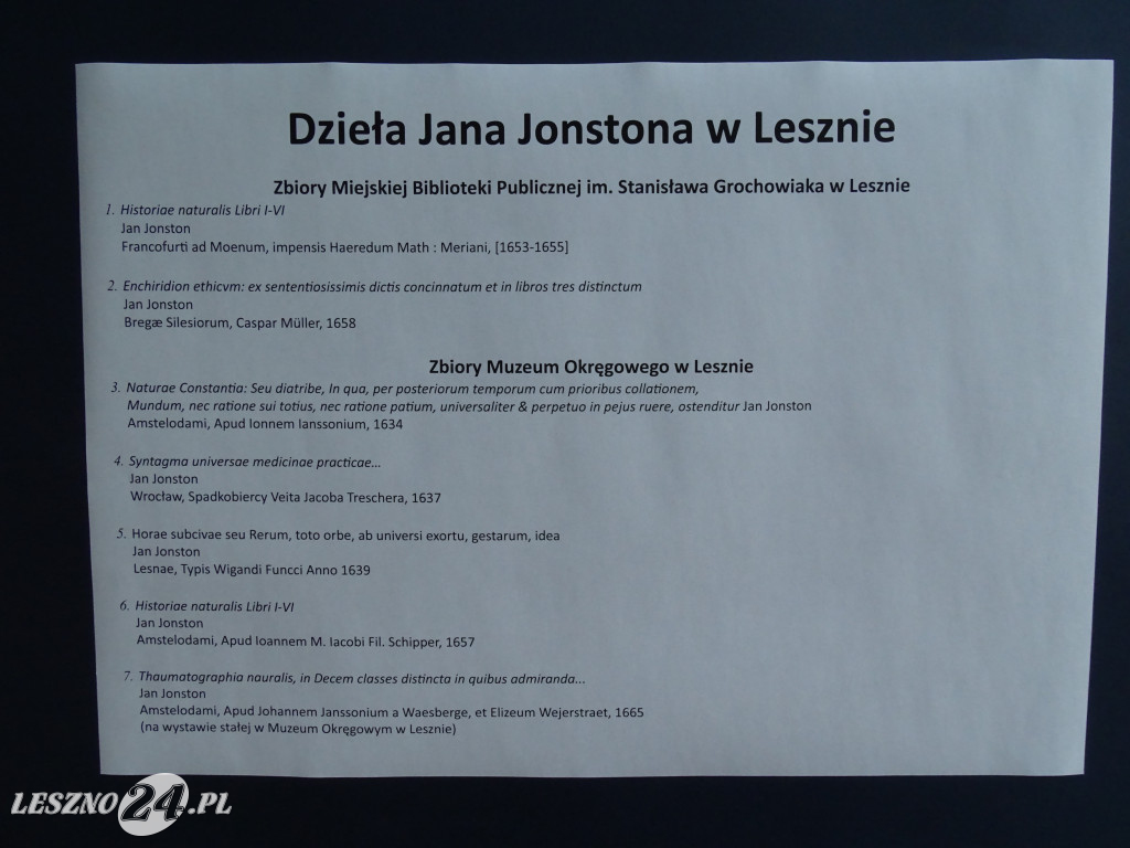 Książka Piotra Jóźwiaka o Janie Jonstonie