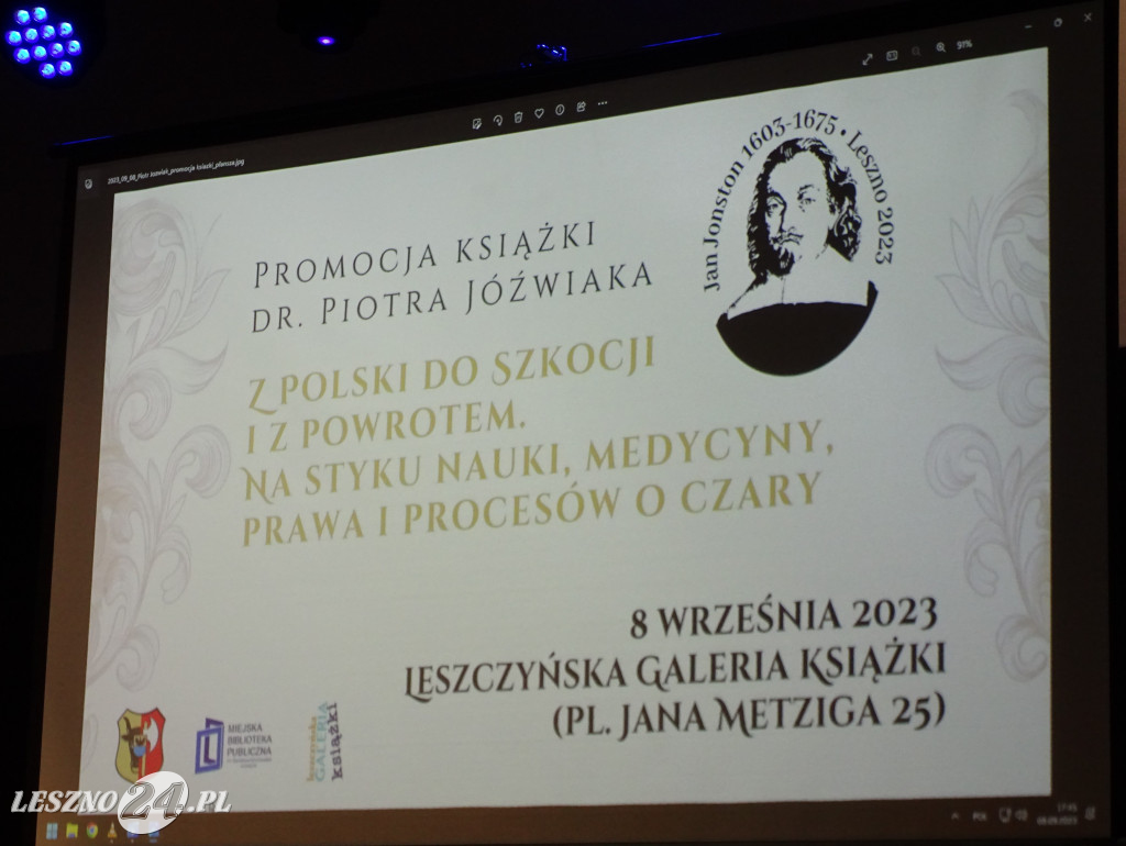 Książka Piotra Jóźwiaka o Janie Jonstonie