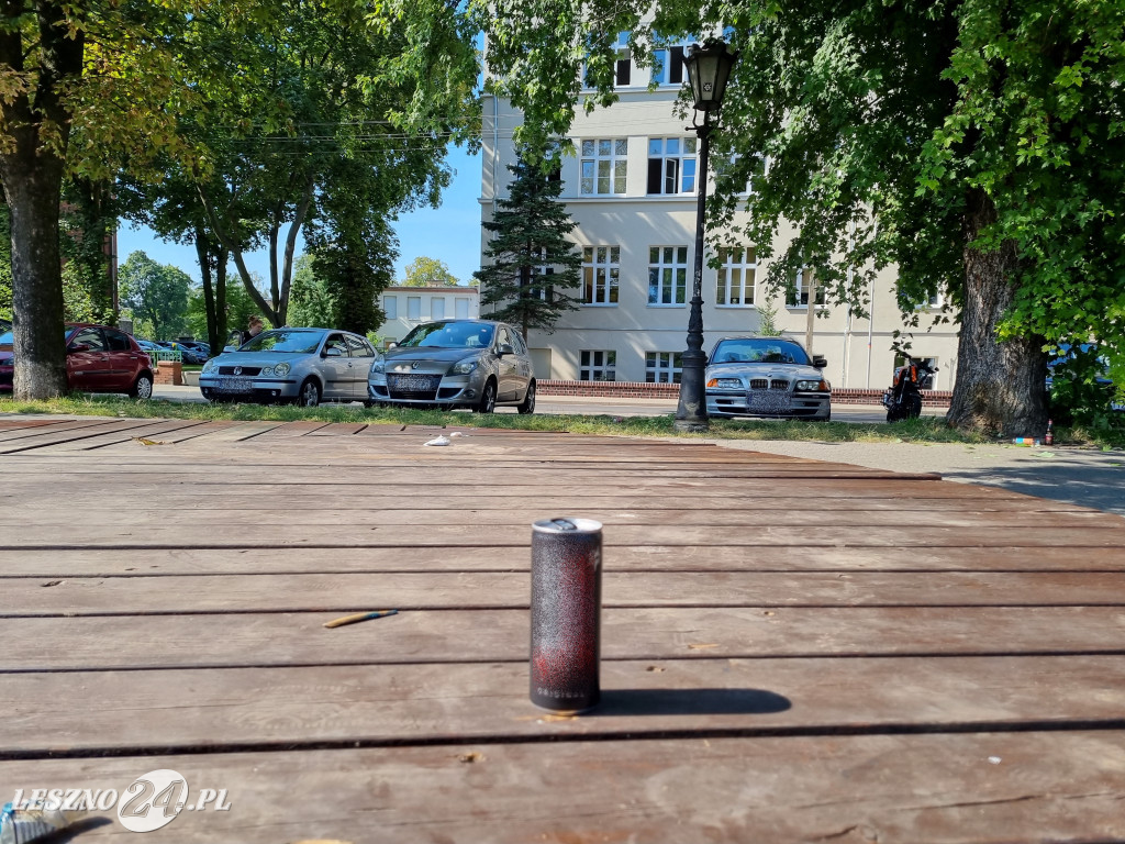 Śmieci przy ul. Kurpińskiego