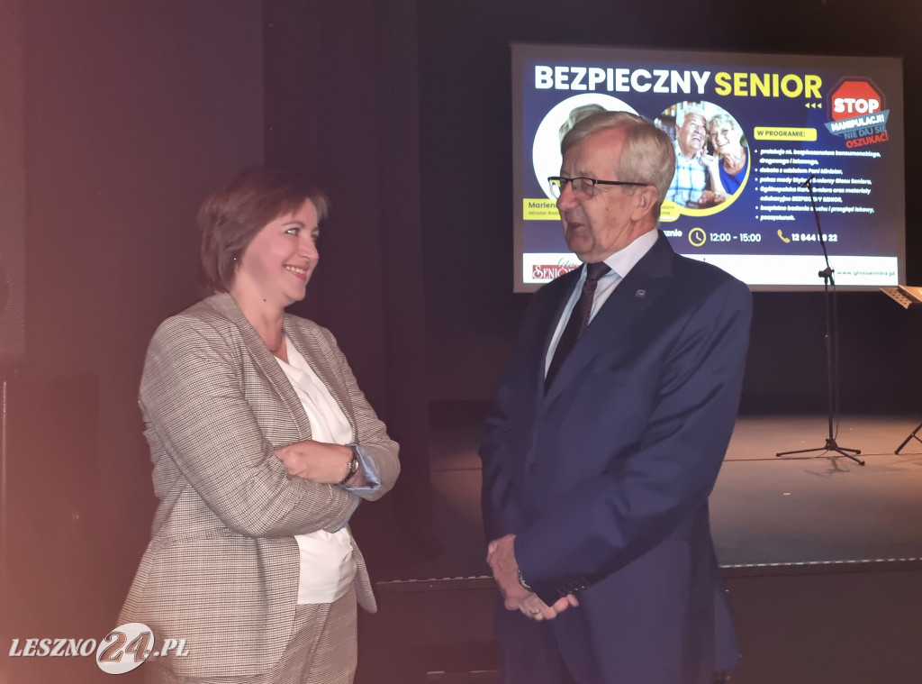 Konferencja Bezpieczny Senior w Lesznie