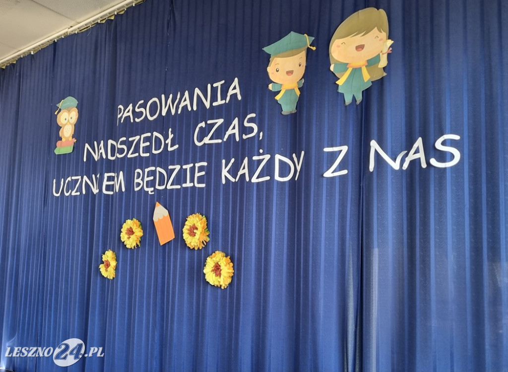 Pasowanie w SP 2 w Lesznie
